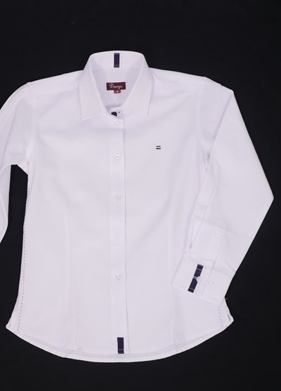 חולצה לבנה דגם לוסי מידות 6-20
