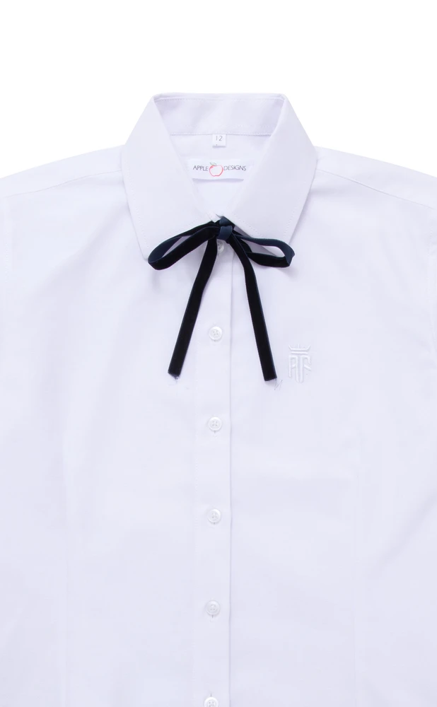 חולצה לבנה עם סרט נשלף