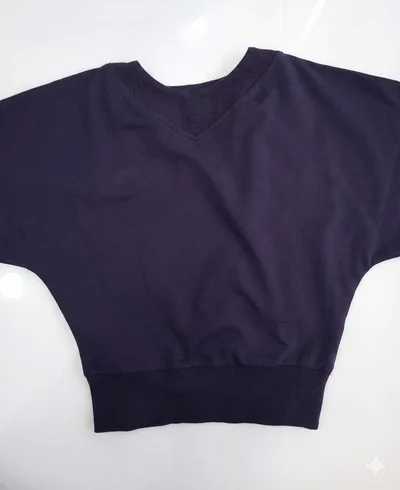 פוטר דק וחורפי של המותג ELISE בצבע כחול. מידות ילדות